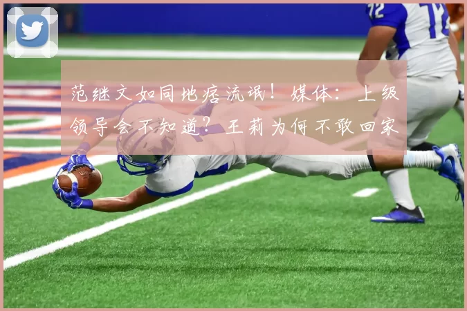 范继文如同地痞流氓!媒体:上级领导会不知道?王莉为何不敢回家